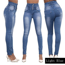 Load image into Gallery viewer, Denim Pencil Pants
