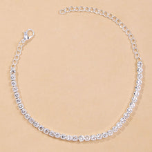 Load image into Gallery viewer, Rhinestone Tennis Chain Anklet
