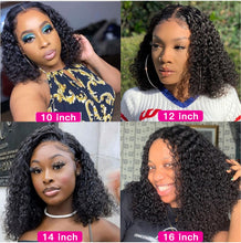 Load image into Gallery viewer, Curly Bob Lace Front Human Hair
