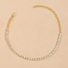 Load image into Gallery viewer, Rhinestone Tennis Chain Anklet
