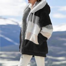 Load image into Gallery viewer, Faux Fur Zipper Ladies Parka Coat
