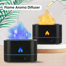 Load image into Gallery viewer, Double Color Flame Diffuser Essential Oils Fragrance  Air Humidifier
