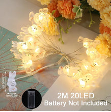 Load image into Gallery viewer, Bunny String Lights Easter
