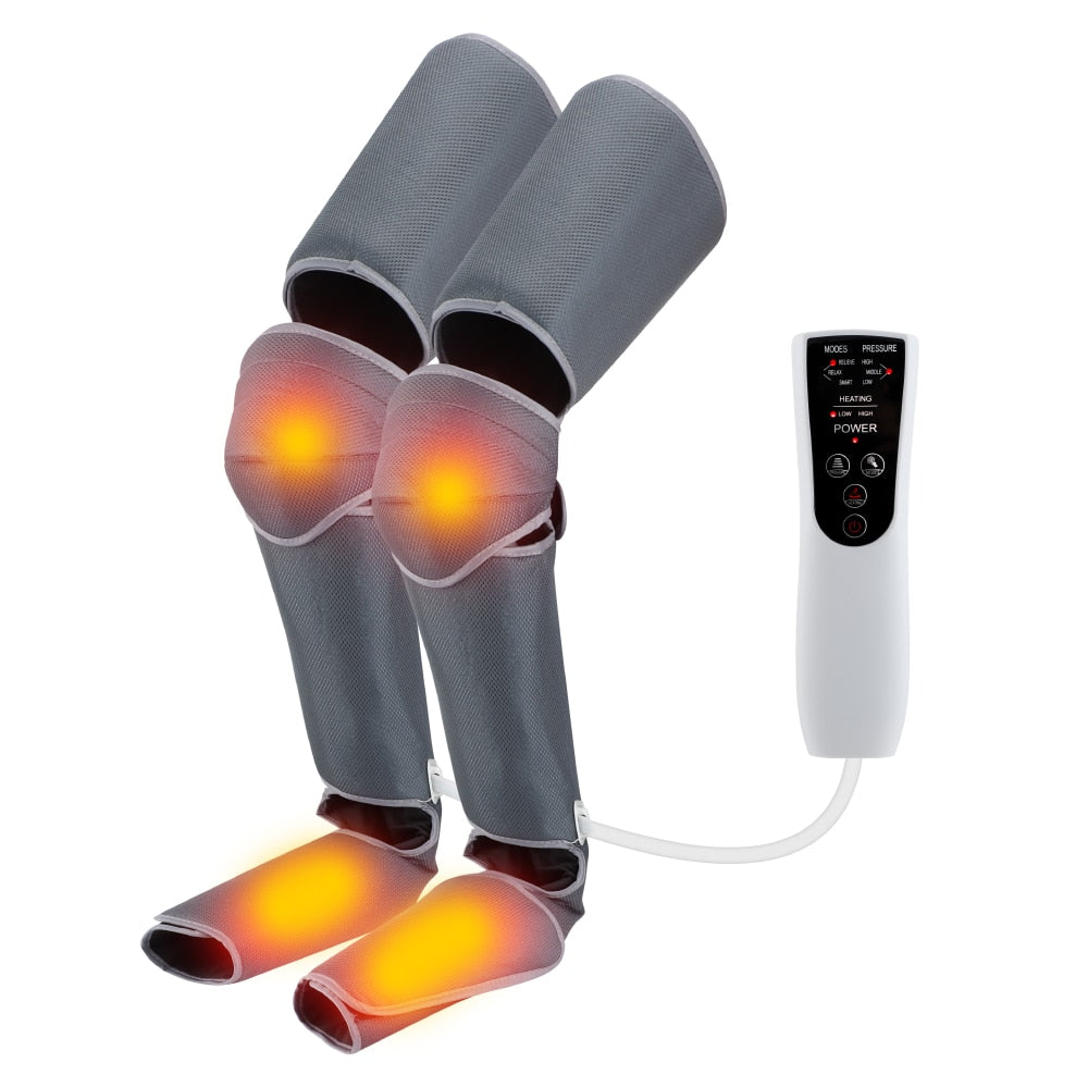 Foot air pressure leg massager