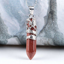 Load image into Gallery viewer, Healing Stone Pendulum Jewelry Gift
