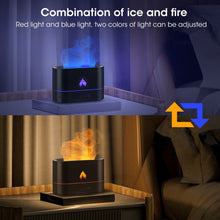 Load image into Gallery viewer, Double Color Flame Diffuser Essential Oils Fragrance  Air Humidifier
