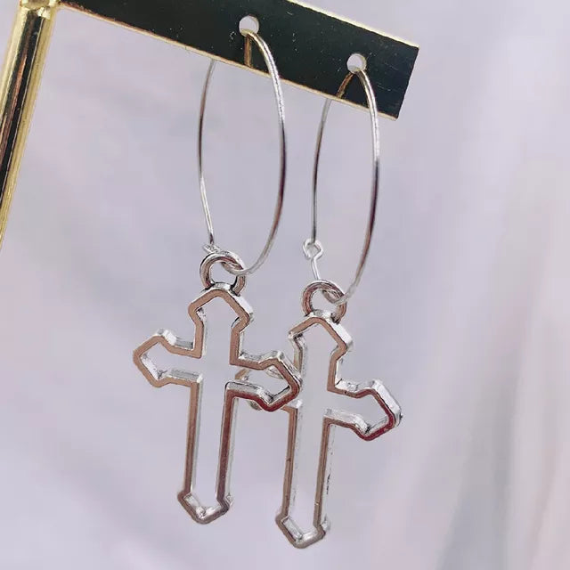 Cross  Pendant Earrings