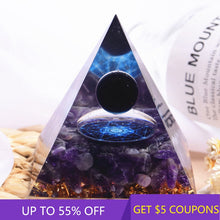 Load image into Gallery viewer, Natural Quartz Crystal Sphere Ball  Pyramid Tower
