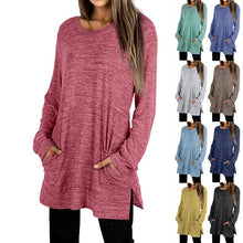 Load image into Gallery viewer, Solid Color Pocket Sweater
