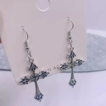 Load image into Gallery viewer, Cross  Pendant Earrings
