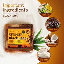 Load image into Gallery viewer, African Black Soap Handmade
