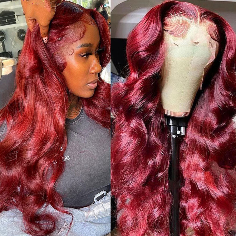 Burgundy Lace Front Wig