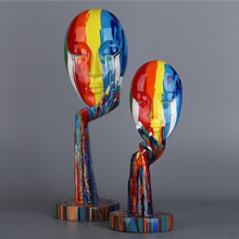 Load image into Gallery viewer, Colorful Woman Face Statues
