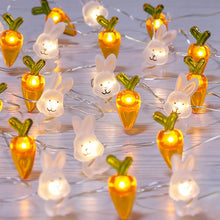 Load image into Gallery viewer, Bunny String Lights Easter
