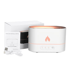 Load image into Gallery viewer, Double Color Flame Diffuser Essential Oils Fragrance  Air Humidifier
