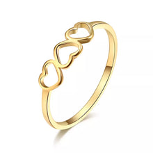 Load image into Gallery viewer, Three Hearts  RingFor Women
