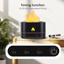 Load image into Gallery viewer, Double Color Flame Diffuser Essential Oils Fragrance  Air Humidifier
