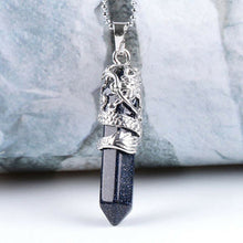 Load image into Gallery viewer, Healing Stone Pendulum Jewelry Gift
