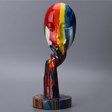 Load image into Gallery viewer, Colorful Woman Face Statues
