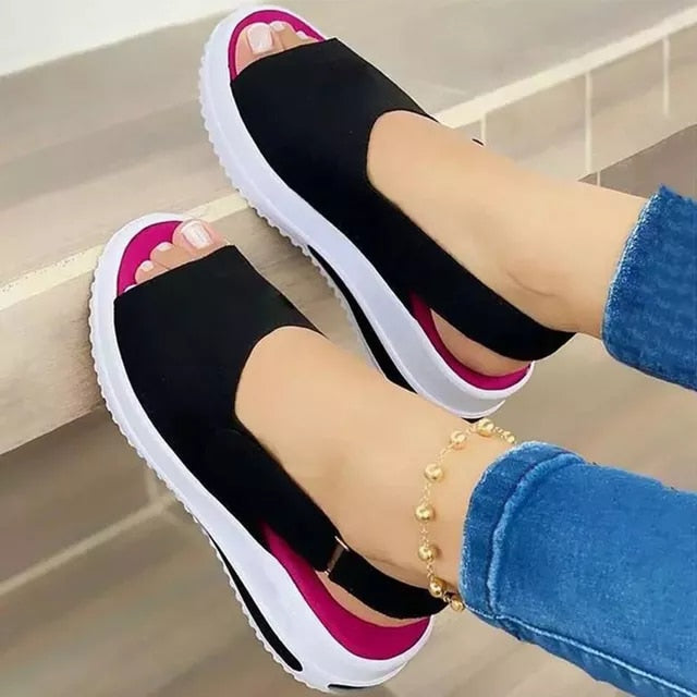 Platform Sandals Soft Wedges Shoes