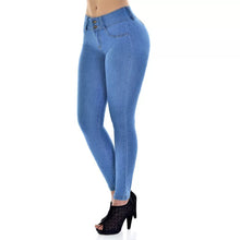 Load image into Gallery viewer, High Waist Blue Denim
