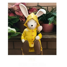 Load image into Gallery viewer, Garden Raincoat Cartoon Rabbit Ornament
