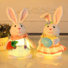 Load image into Gallery viewer, Easter Standing Luminous Bunny Light Doll
