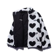 Load image into Gallery viewer, Double-sided heart shape design winter warm windproof jacket
