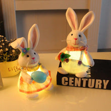 Load image into Gallery viewer, Easter Standing Luminous Bunny Light Doll
